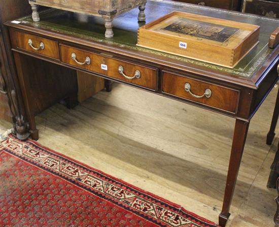 Mahogany writing table